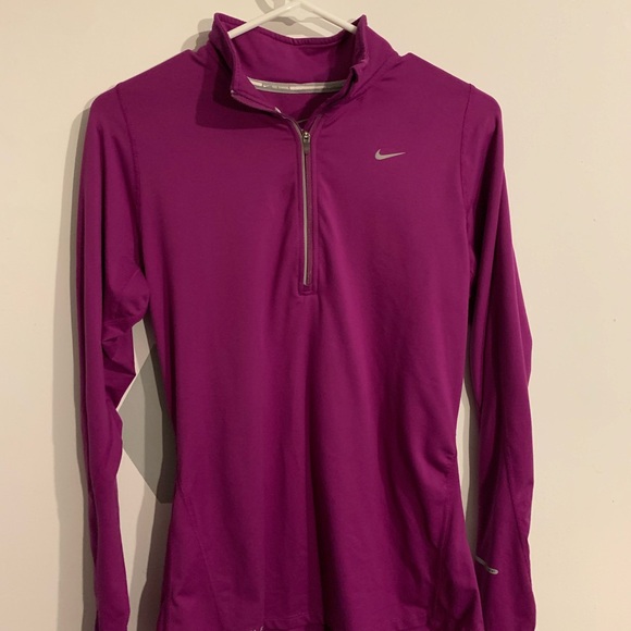 Women’s Dri-Fit long sleeve half-zip shirt - Picture 1 of 3